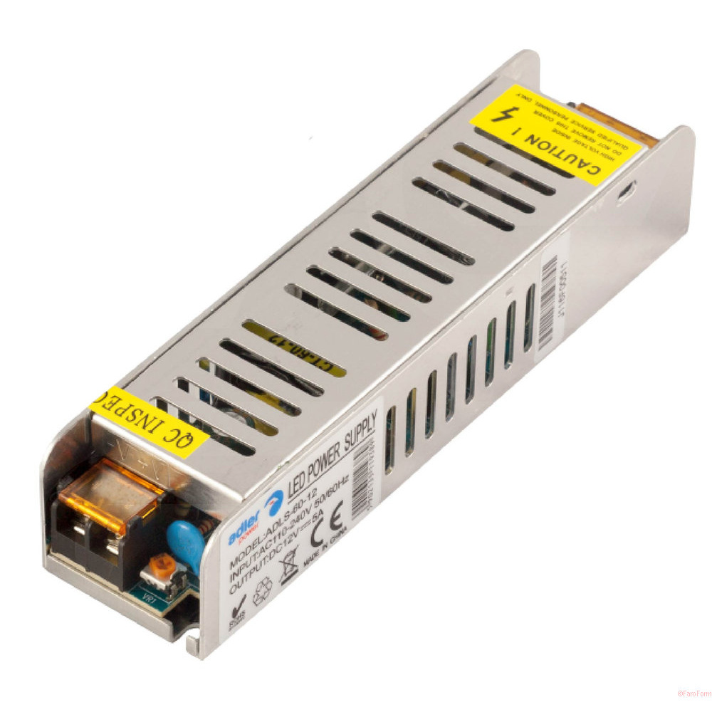Zasilacz modułowy SLIM 12V/DC 60W