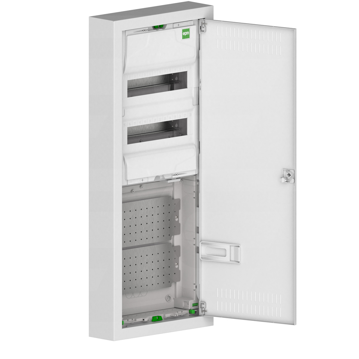 EP.NASIELSK ROZDZIELNICA MSF TWIN RN 2X12 PE+N + 2X12 MULTIMEDIA IP 30 BIAŁA  POD ZAMÓWIENIE [ 2015-20 ]