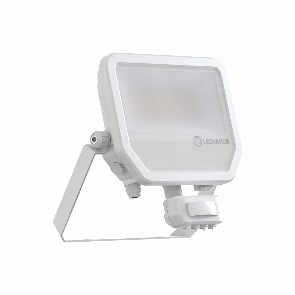 OSRAM LEDVANCE NAŚWIETLACZ FLOODLIGHT LED 41W  6000LM 4000K SY 100 WT BIAŁY IP66 230VAC Z CZUJNIKIEM RUCHU