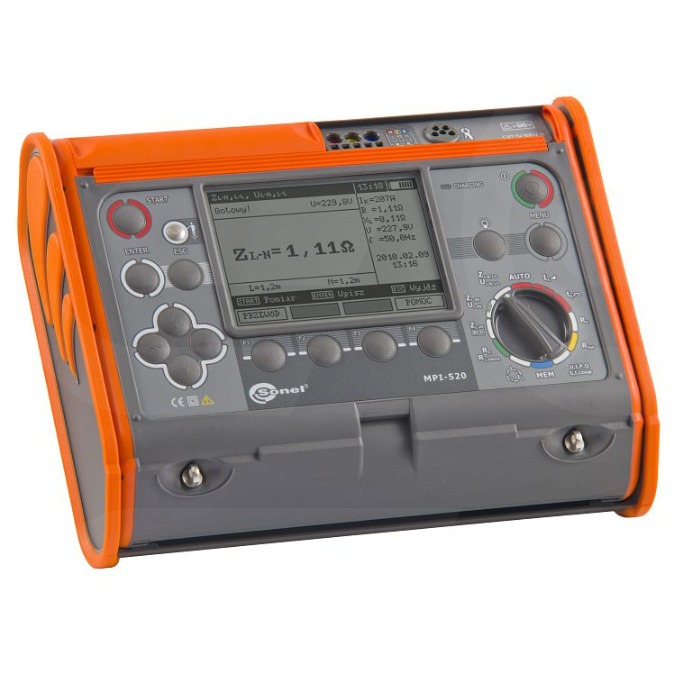 Miernik wielofunkcyjny parametrów instalacji elektrycznej MPI-520